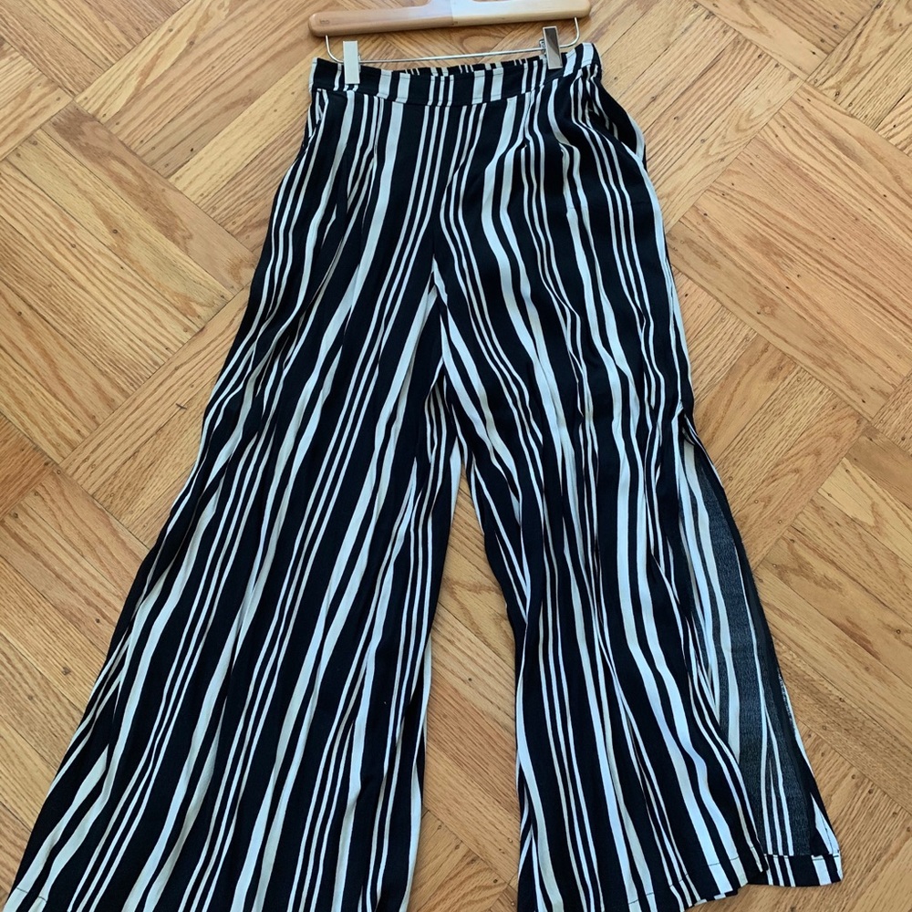 Wide leg palazzo pants